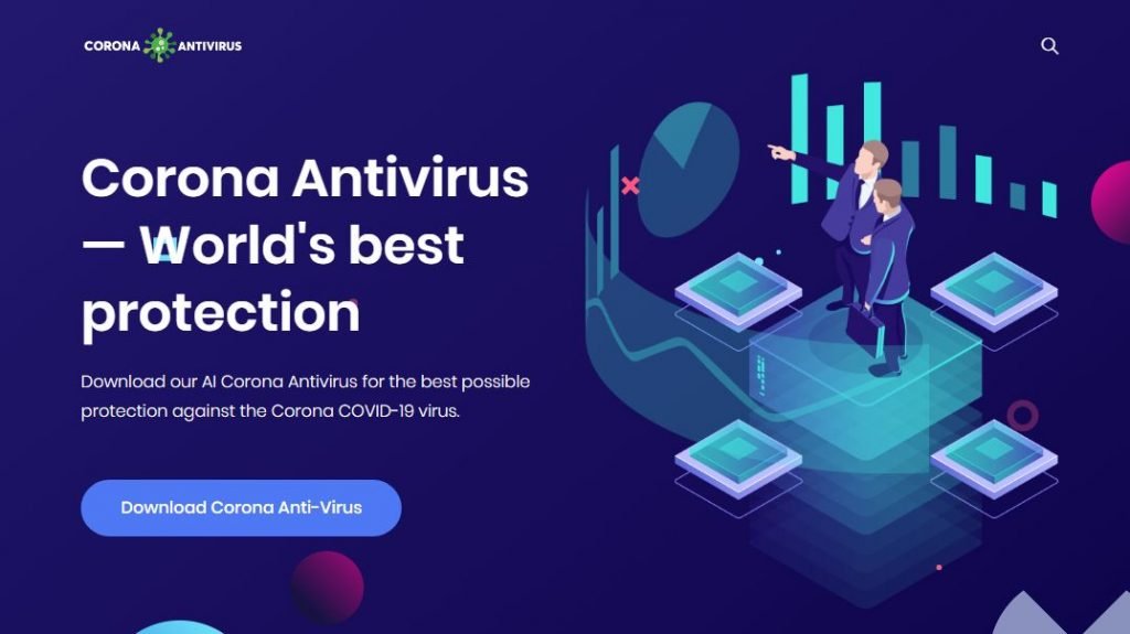 “Corona antivirus” infects victims with malware