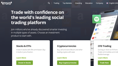 Online trader eToro crashes as Bitcoin tumbles