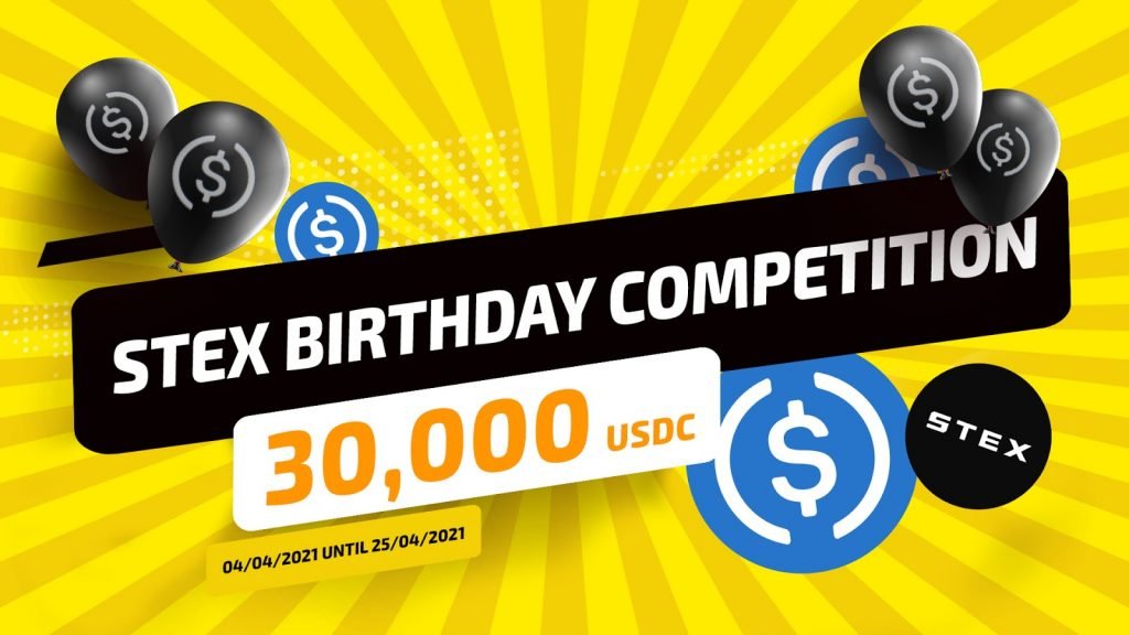 Stex Celebrates 4th Birthday with 30,000 USDC Trading Competition