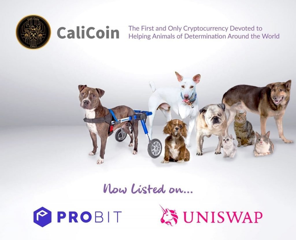 CaliCoin – The World’s First and Only Cryptocurrency Dedicated to Helping “Animals of Determination”