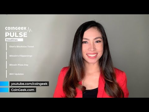 The CoinGeek Pulse Episode 45: Elon Musk tweets blocksize and low fees, Bitcoin flippening, Bitcoin Pizza Day