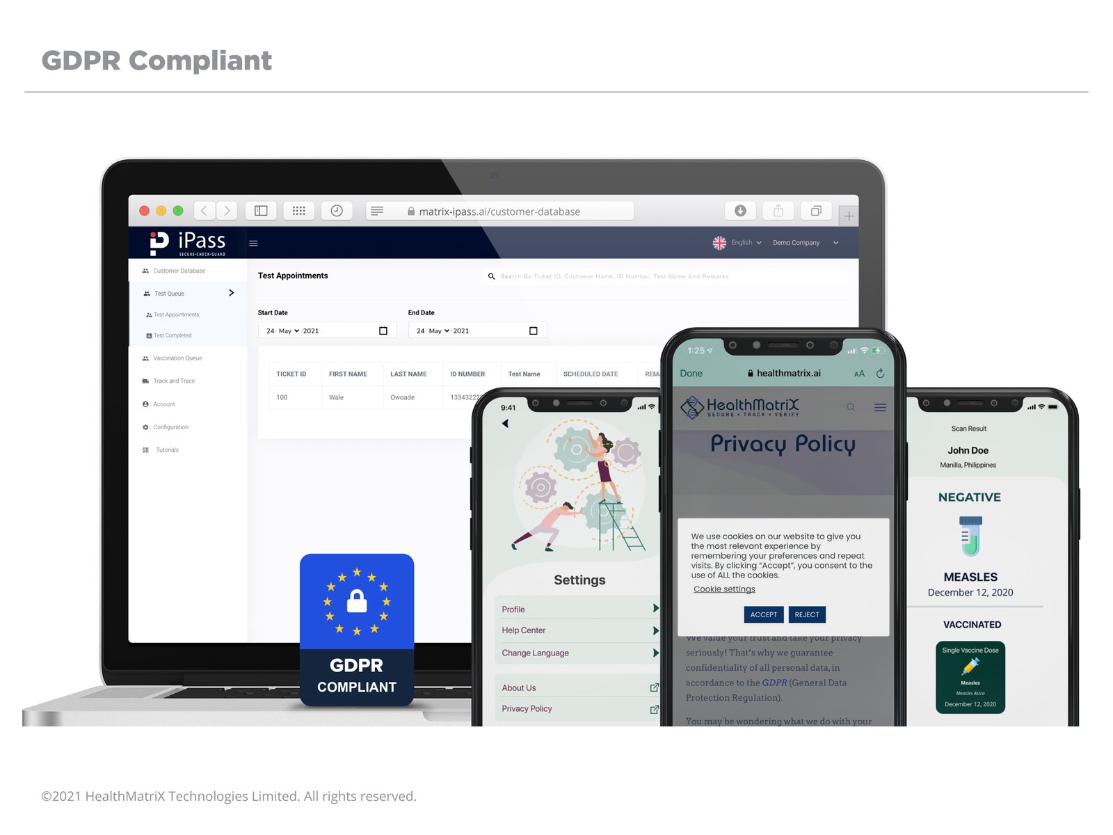 HealthMatriX Announces GDPR Compliance and Adds Multi-Language Feature To Its Web & Mobile App