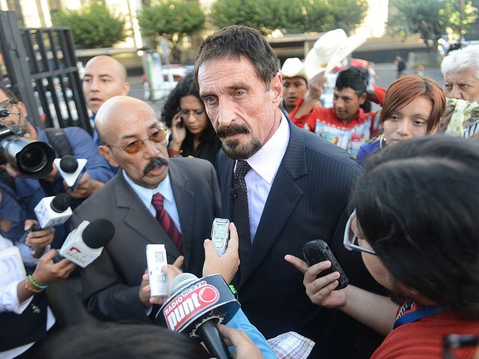 QAnon followers are already spreading Epstein-like conspiracy theories about John McAfee’s reported suicide