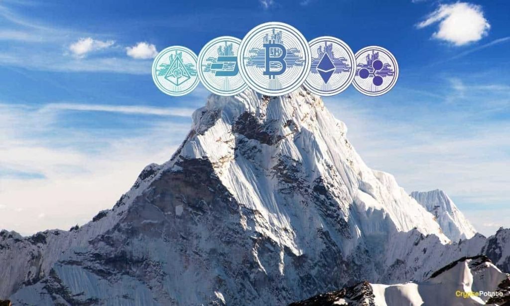 Crypto Market Cap Taps a 2-Month Record as Bitcoin Touched $44K (Market Watch)