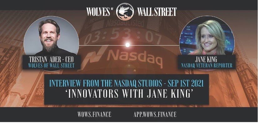 GAMEFI Protocol Wolves of Wall Street – Presented by CEO Tristan Ader at Jane King NASDAQ Show
