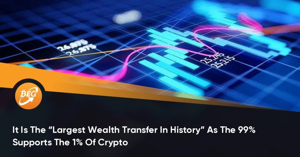 It Is The “Largest Wealth Transfer In History” As The 99% Supports The 1% Of Crypto