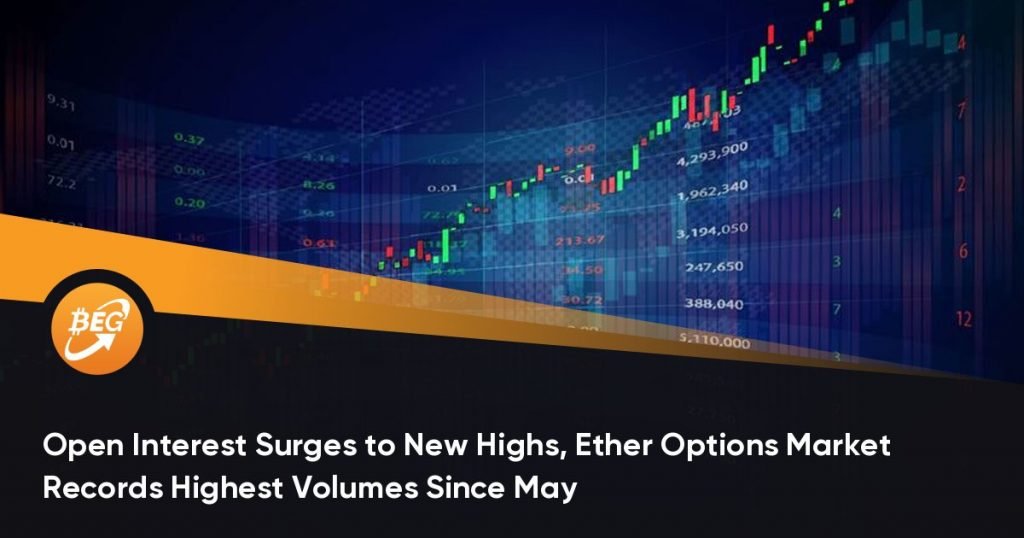 Open Interest Surges to New Highs, Ether Options Market Records Highest Volumes Since May