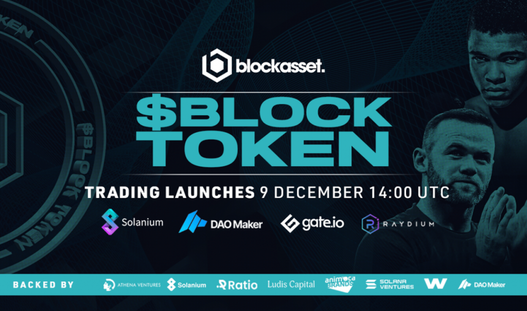 Blockasset Announces $BLOCK Token Sale to Supercharge the Sports Industry