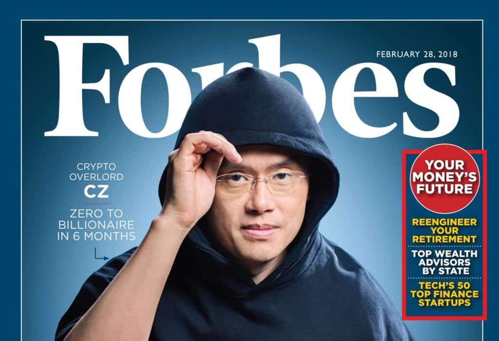 Crypto exchange Binance is taking a $200m stake  in Forbes