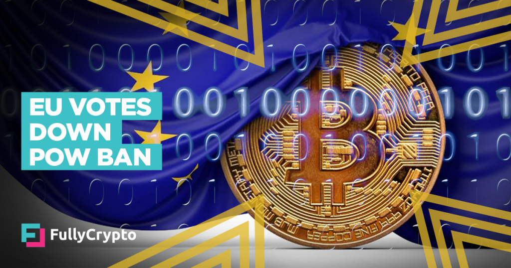 EU Passes MiCA Crypto Framework but Votes Down PoW Ban