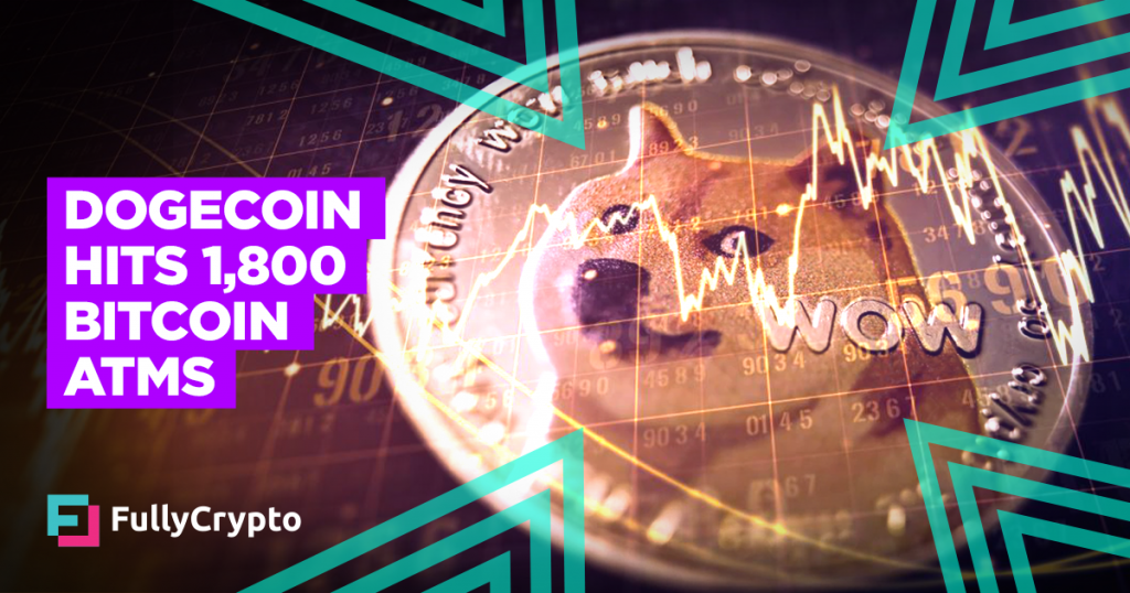Dogecoin Added to 1,800 Bitcoin of America ATMs