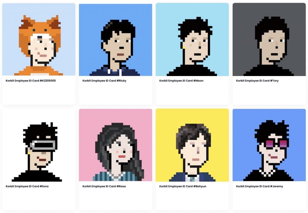 South Korean Exchange Korbit Issues Employee IDs As NFTs