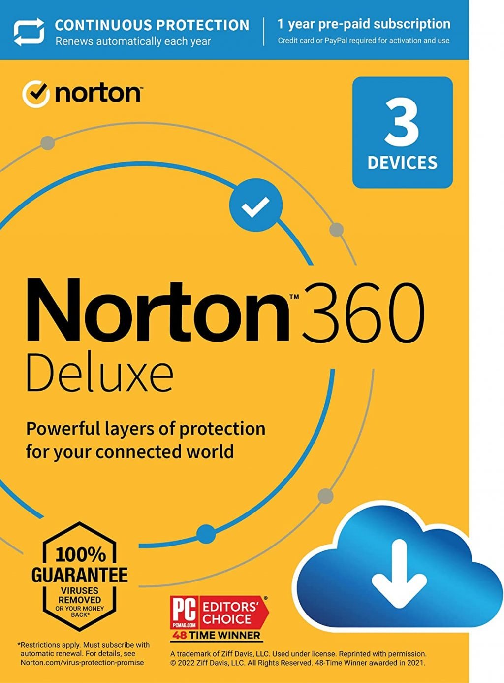Save Up to 78% on Norton 360 Deluxe Antivirus Software on Prime Day