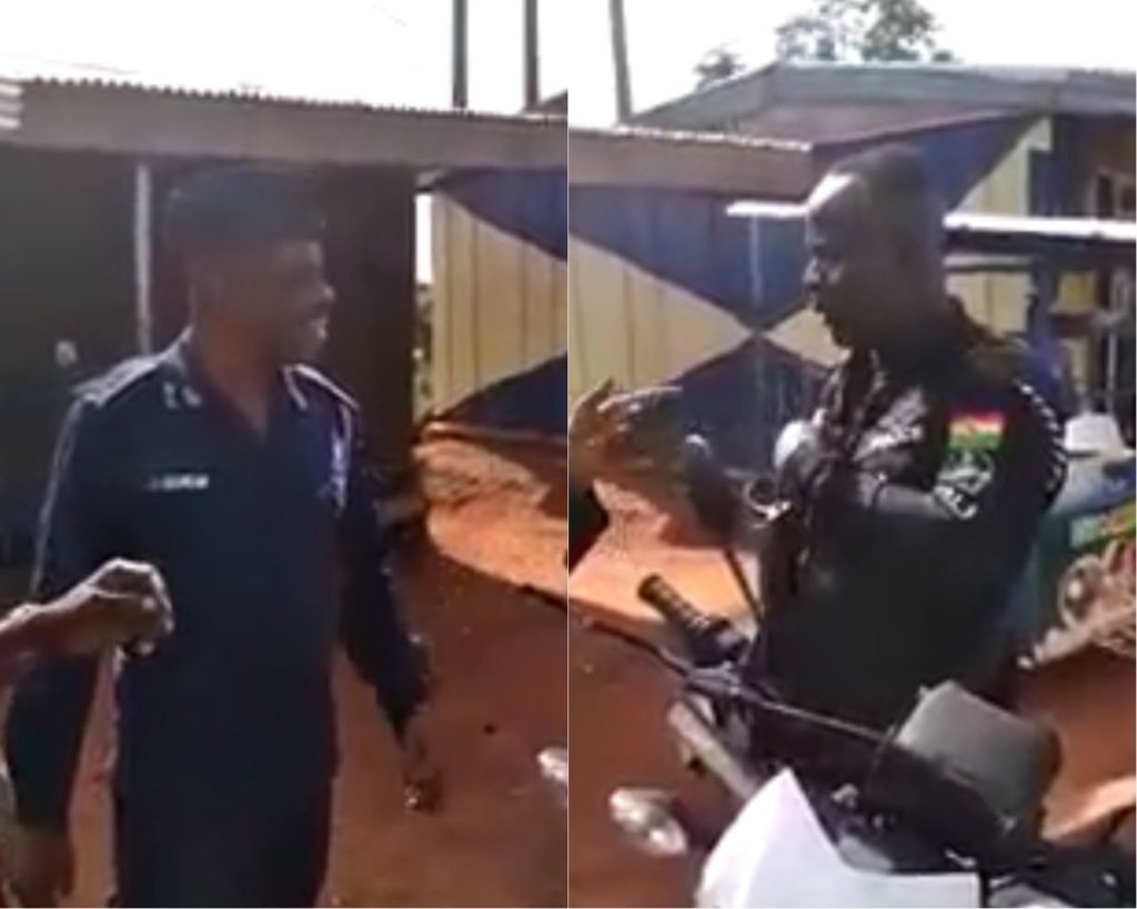 2 police officers face off over who is boss