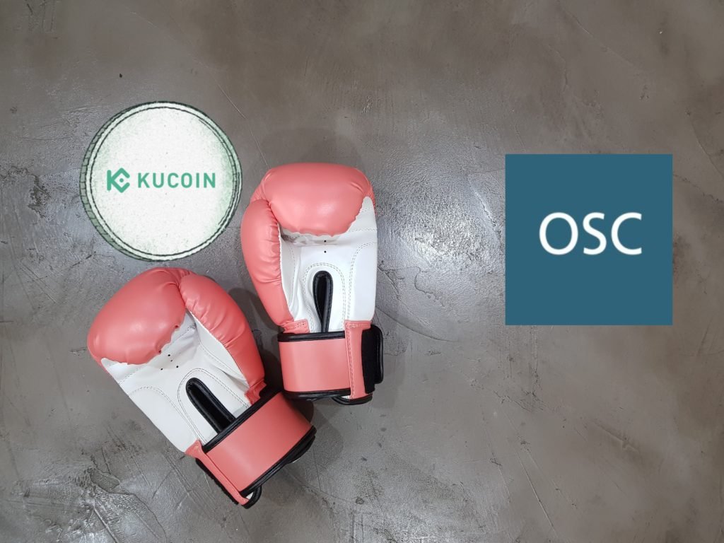 Kucoin and OSC in a tiff?