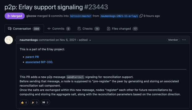 Erlay Makes It Easier To Run A Bitcoin Node