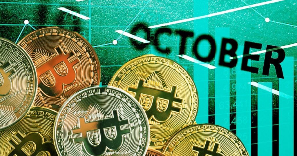 Uptober: Bitcoin jumps 6% while DXY and gold post negative returns