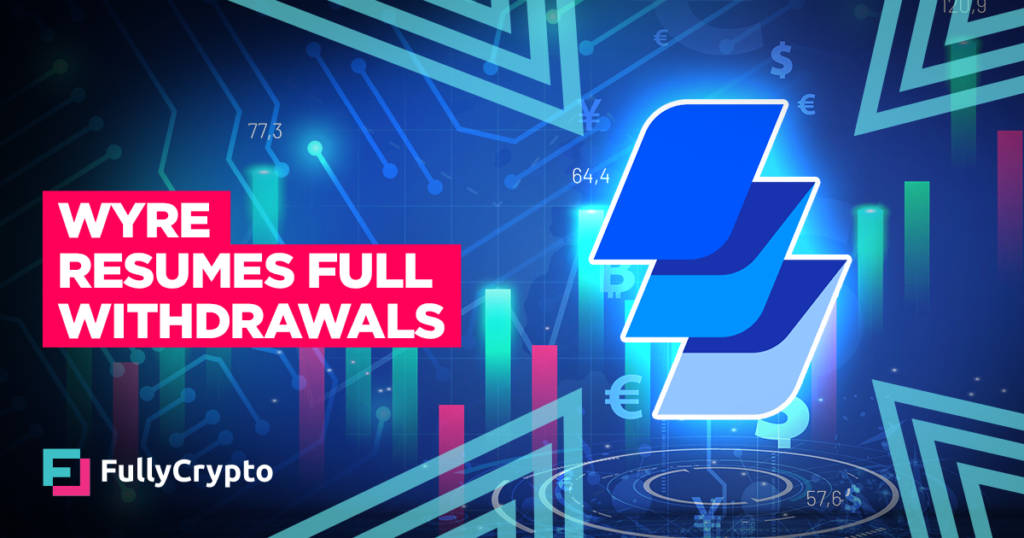 Wyre Resumes 100% Withdrawals After Additional Financing
