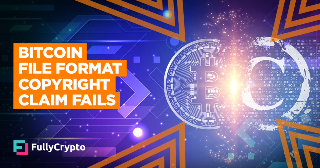 Bitcoin File Format Copyright Claim Fails