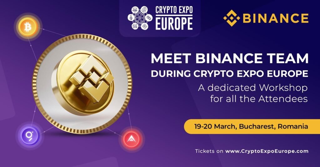Binance, the world’s leading blockchain and cryptocurrency infrastructure provider, will hold a workshop at Crypto Expo Europe