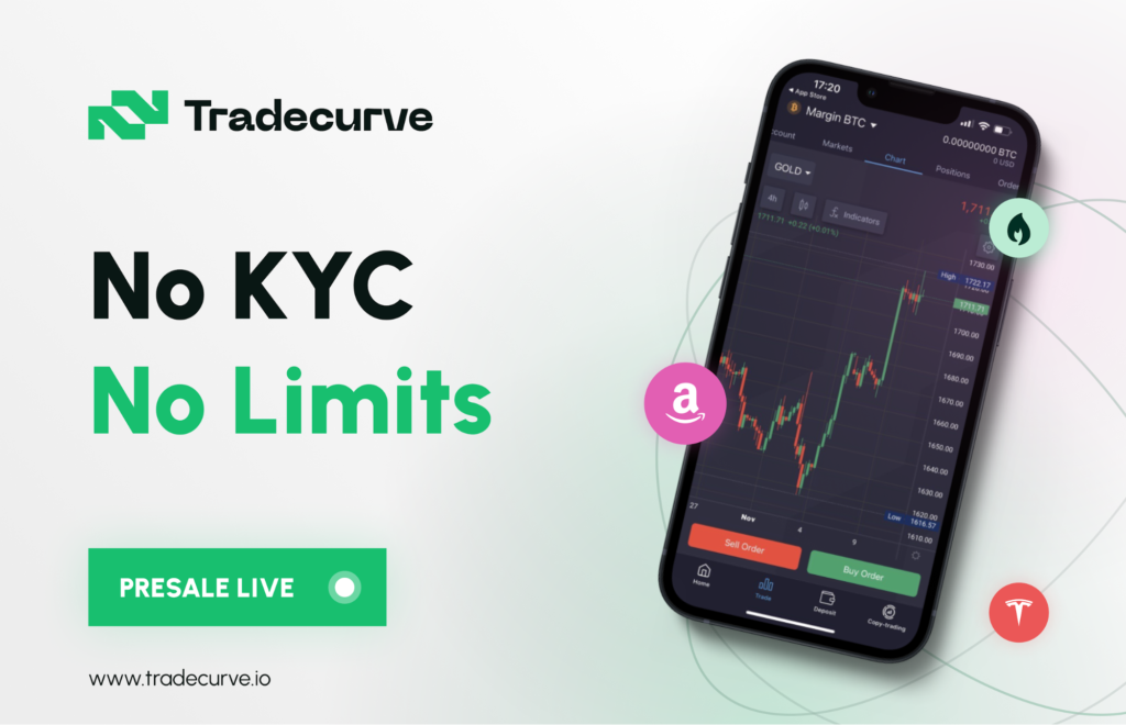 Tradecurve price up 20%, Rival OKB price in the red