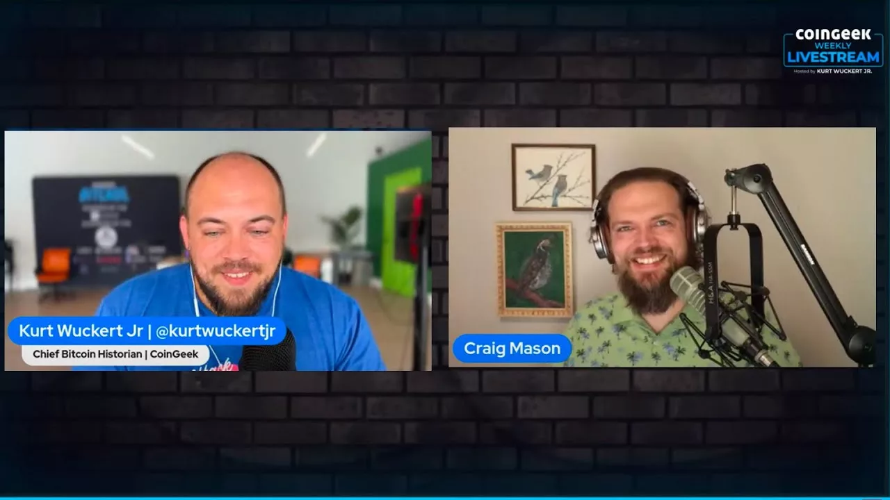 Craig Mason joins the CoinGeek Weekly Livestream to talk about Bitcoin, data integrity, and more