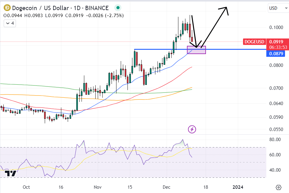 Dogecoin Price Prediction as ‘Excess Bullish Leverage’ Leads to Sharp Drop – Is the Market Resetting?