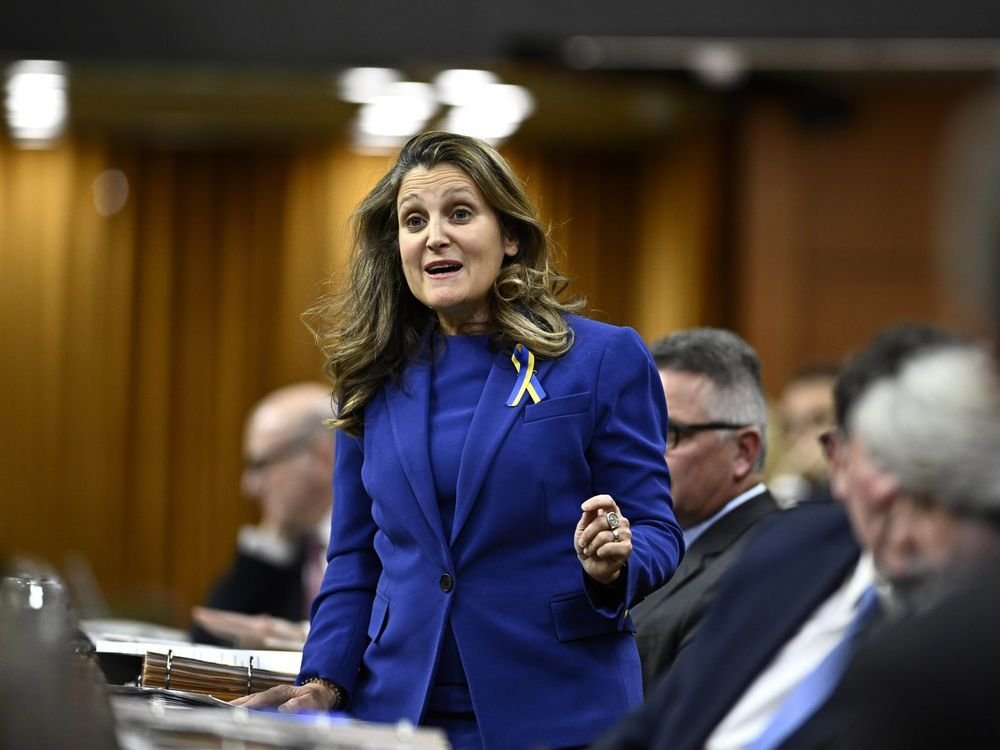 Politicians have ‘no role’ in police decisions: Freeland on Rebel News arrest