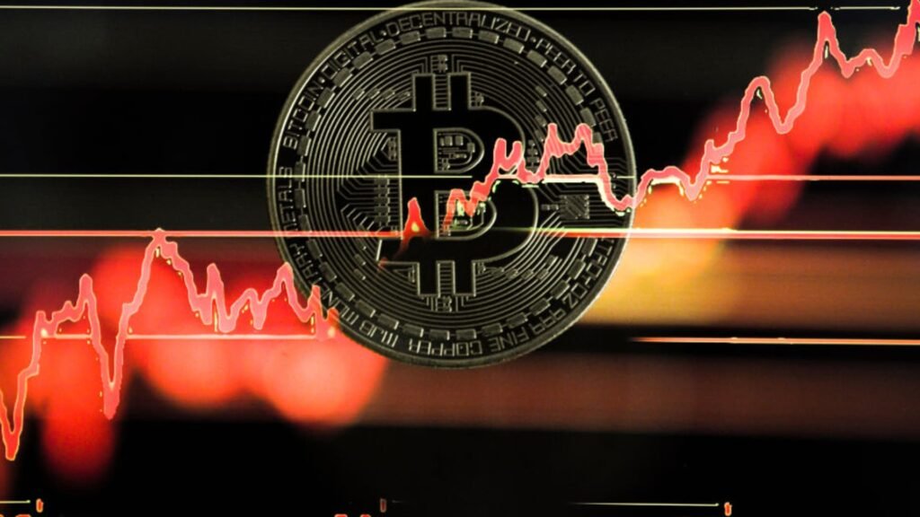 Bitcoin touches an all-time high above $69,000 then falls 5%