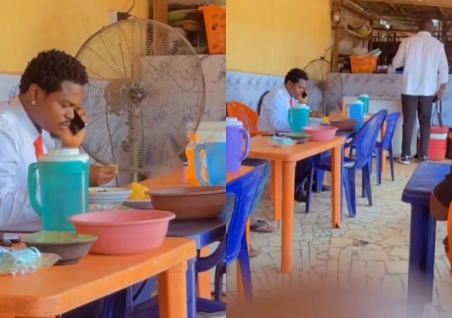 Video Of 26 Years Old Business Mogul Blord Eating at A Local Restaurant Has Left Many Speechless