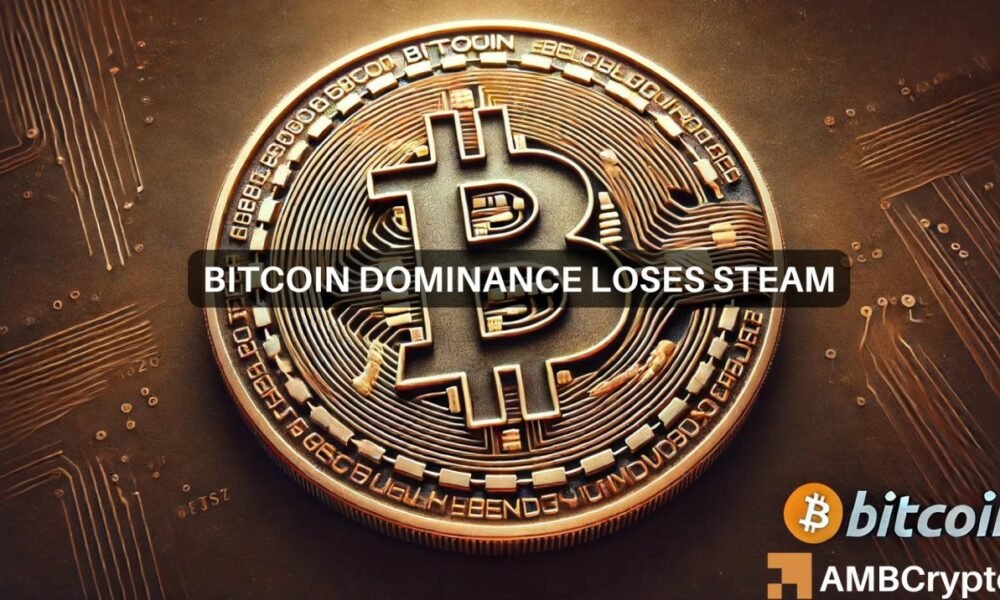 Bitcoin: BTC dominance falls to 56%: Time for altcoins to shine?