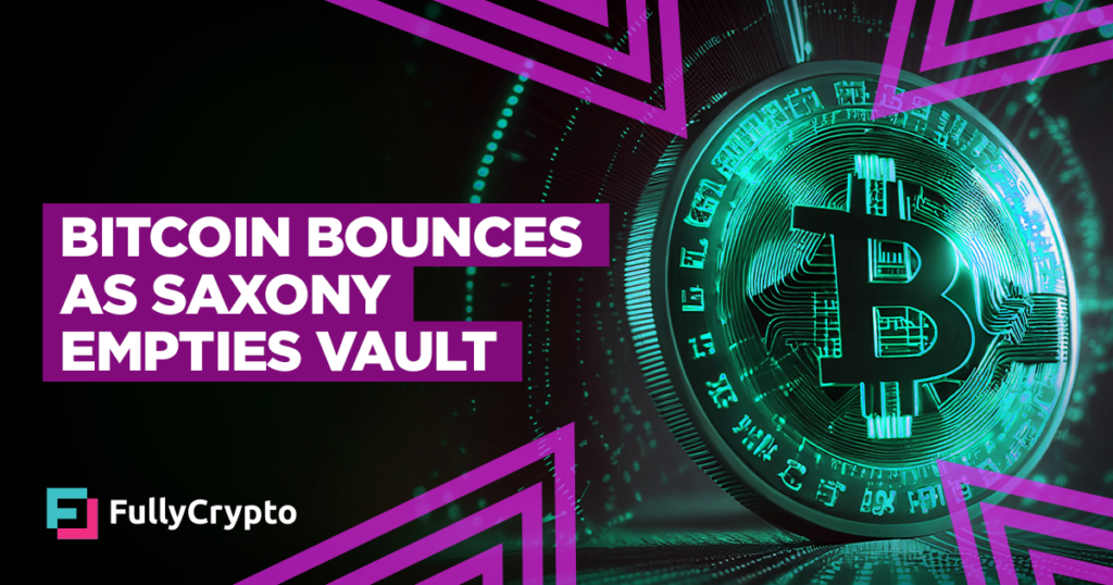 Bitcoin Bounces as Saxony Empties Vault