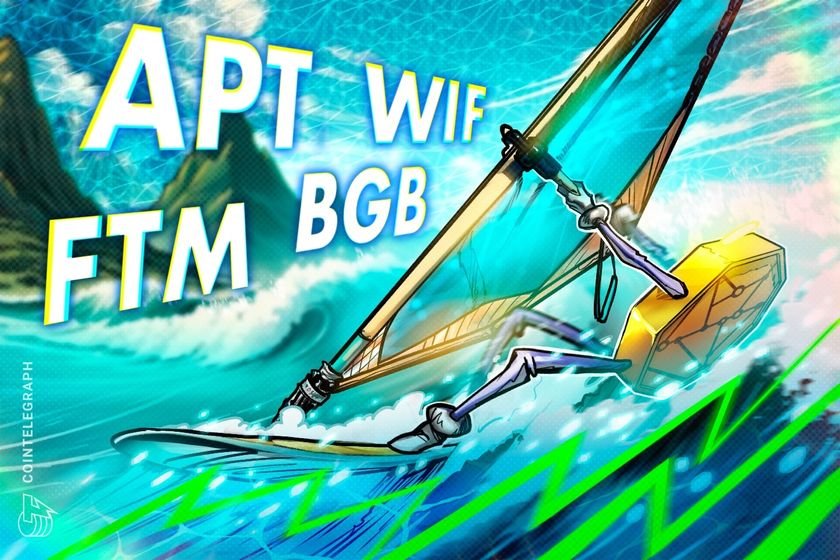 Bitcoin’s rise above $62,000 could pull APT, WIF, FTM, and BGB higher