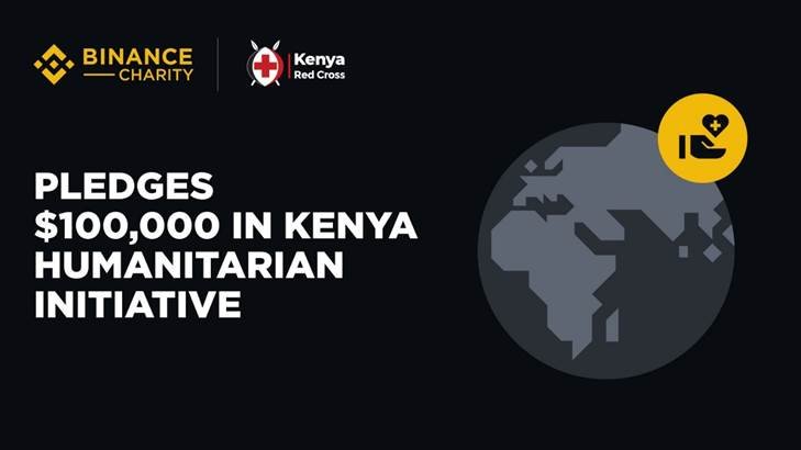 Binance pledges $100,000 in Kenya humanitarian initiative