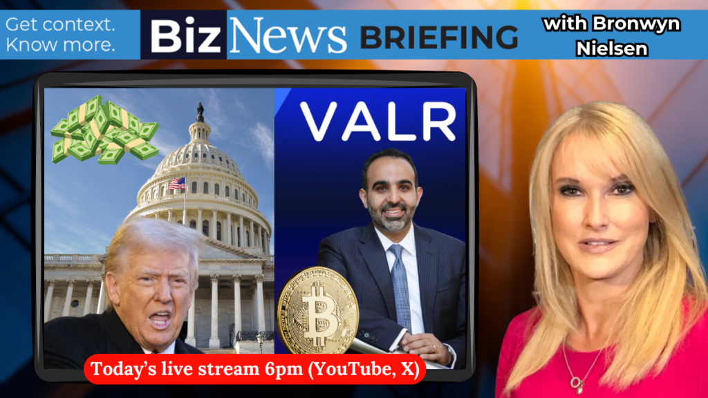 BizNews Briefing – Bitcoin’s Promise, Israel ends Syria’s military capacity, Trump to run economy on X