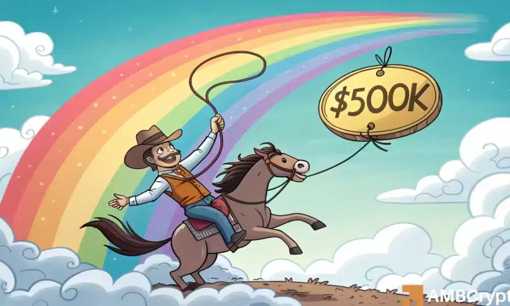 Bitcoin Rainbow Chart hints at $500K peak this cycle – Can it happen?