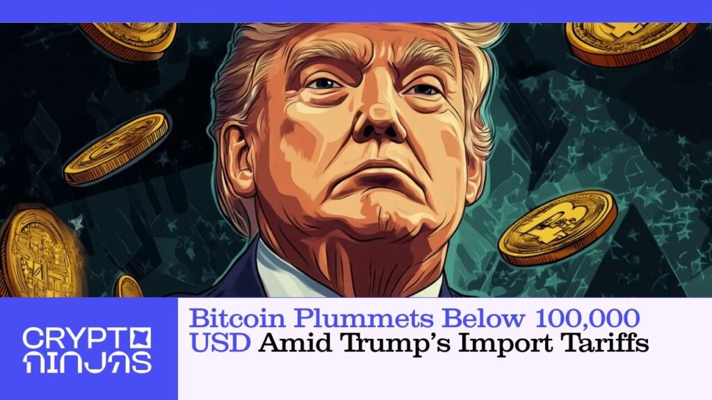 Bitcoin Plummets Below 100,000 USD Amid Trump’s Import Tariffs