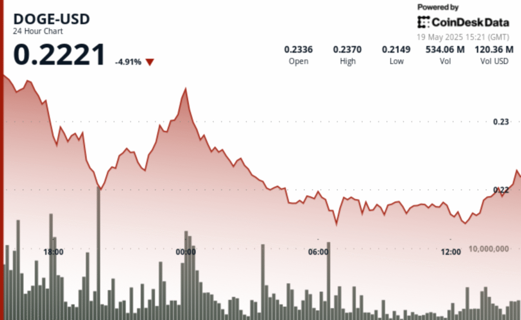 Dogecoin Finds Support After Sharp Drop as Bulls Regain Momentum