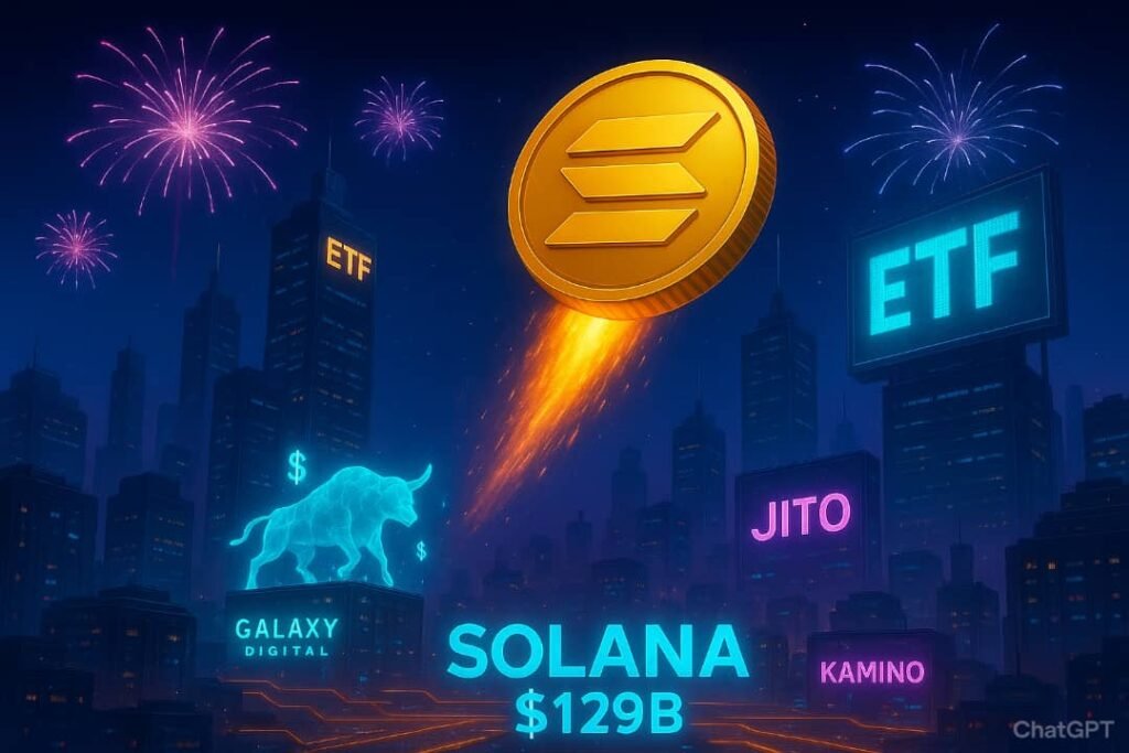 Solana Market Cap Hits Record Above $129B as SOL Surges Past $240