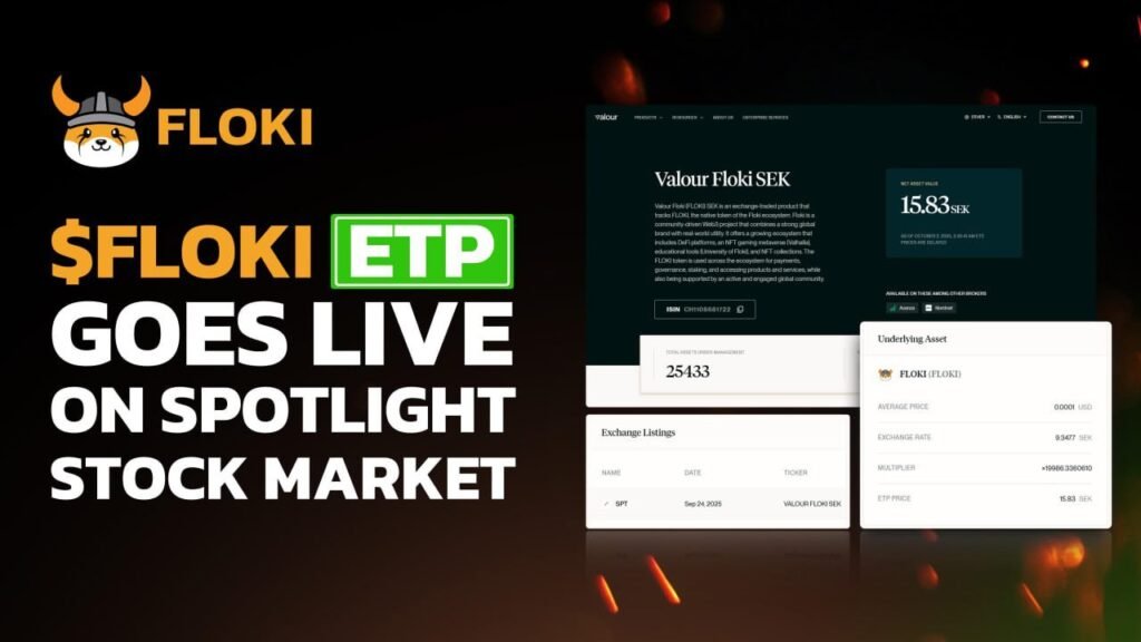 Floki Token Gains European Market Entry with First Exchange-Traded Product (ETP)