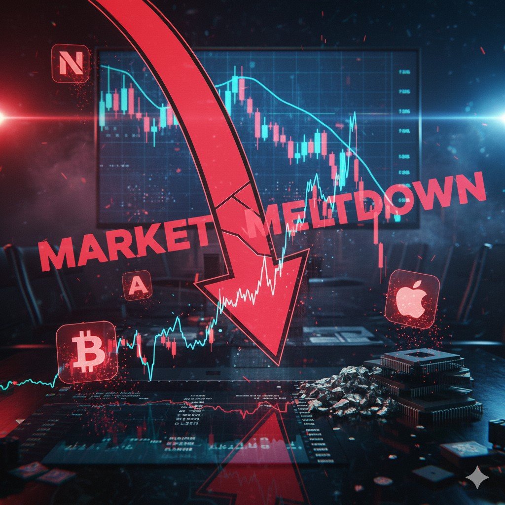 A China tariff threat from the US, just wiped Billions off Wall Street and Crypto Markets