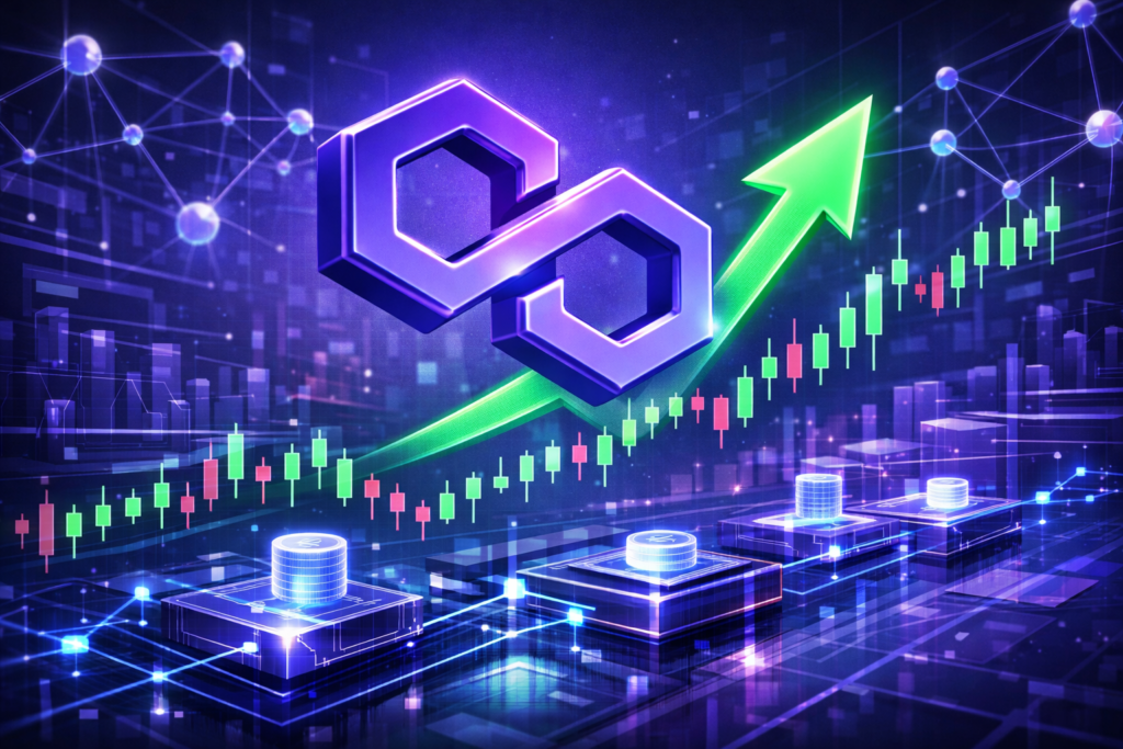 Polygon (POL) jumps 15% as open money stack plans and Coinme deal boost sentiment