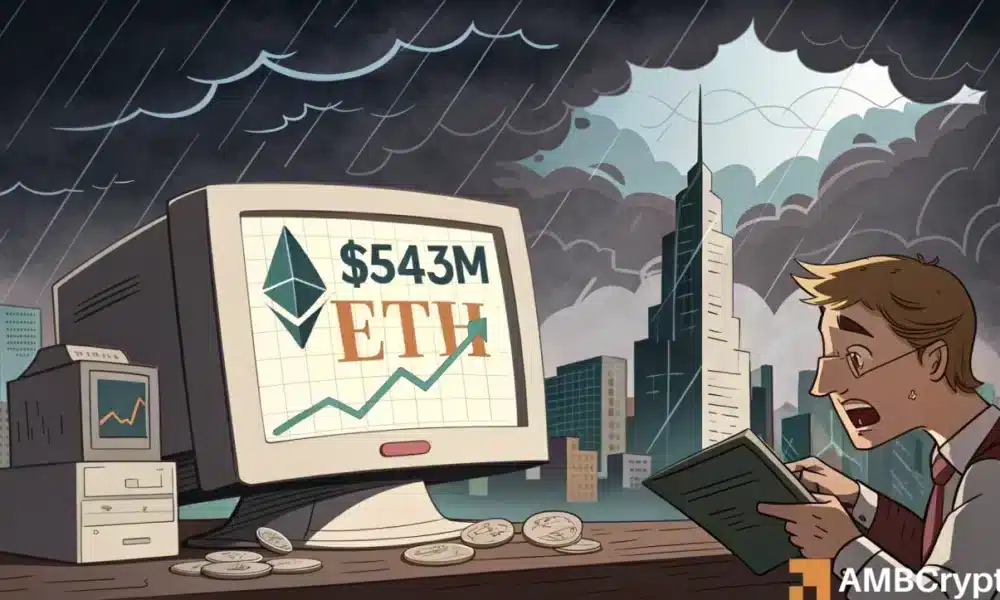 Bitcoin OG moves $543 mln in ETH – Is a major Ethereum sell-off about to begin?