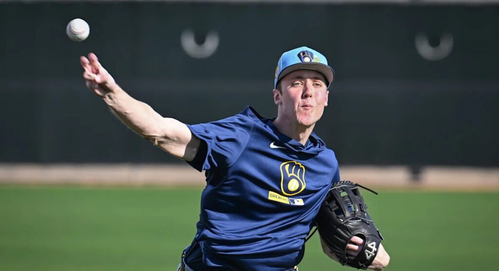 Did Jacob Misiorowski really hit an apple off Quinn Priester’s head?