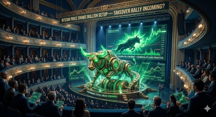 Bitcoin Price Shows Bullish Setup — Takeover Rally Incoming?