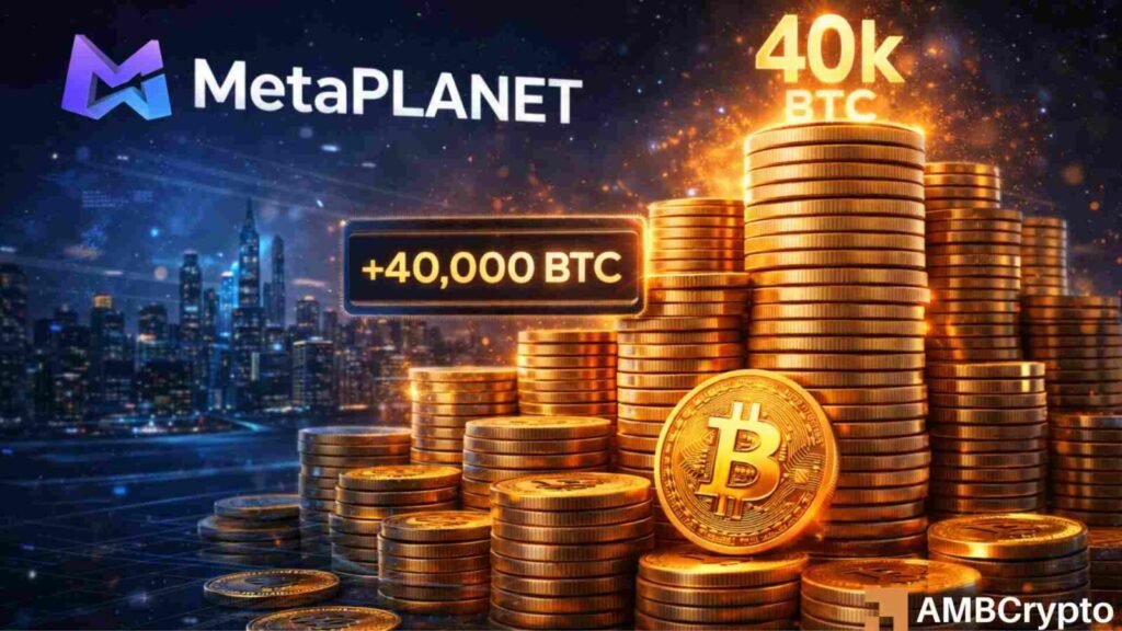 Metaplanet eyes ‘100K Bitcoin’ goal as it becomes the third-largest BTC holder globally