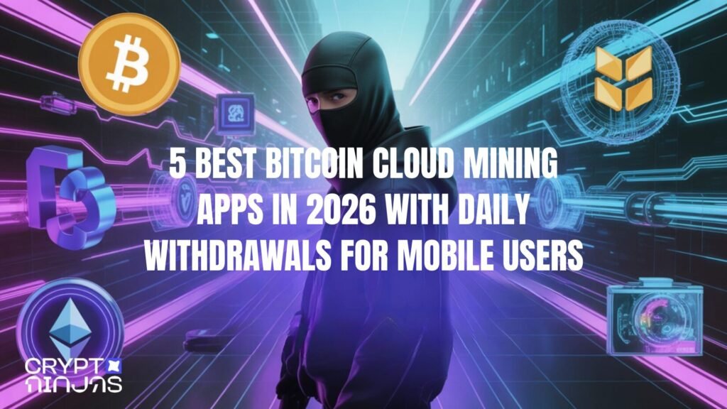 5 Best Bitcoin Cloud Mining Apps in 2026 with Daily Withdrawals for Mobile Users