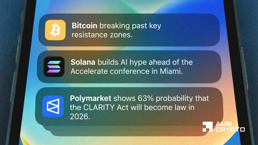 What happened in crypto today: Bitcoin-led rally, CLARITY Act repricing and more