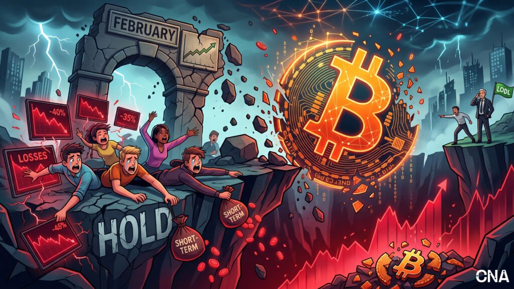 Bitcoin Slide Sparks Biggest Short-Term Holder Losses Since February
