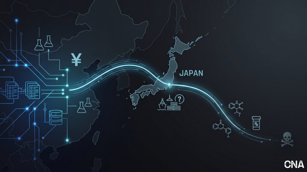 Crypto Trail Exposes Chinese Fentanyl Network Using Japan as a Smuggling Hub